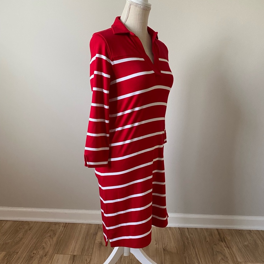 Vineyard Vines Red and White Striped Dress - Picture 4 of 9